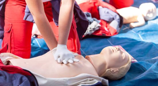 First aid and Cardiopulmonary resuscitation - CPR training